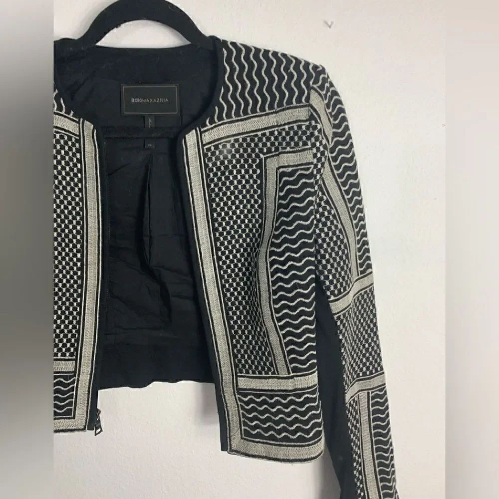 BCBG Aztec Psychadelic Open Jacket - Picture 2 of 11